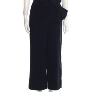 Cinq a Sept Connie Cropped Black Wide Leg Pants Size 6
